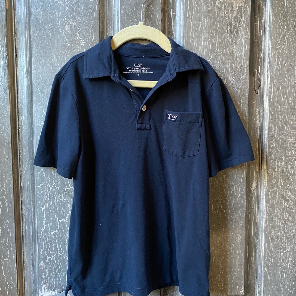 Vineyard Vines Edgartown Polo in Deep Blue